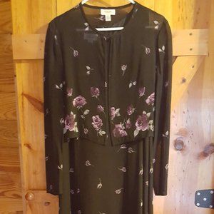 Lovely Talbots Dress with Jacket, Size 10